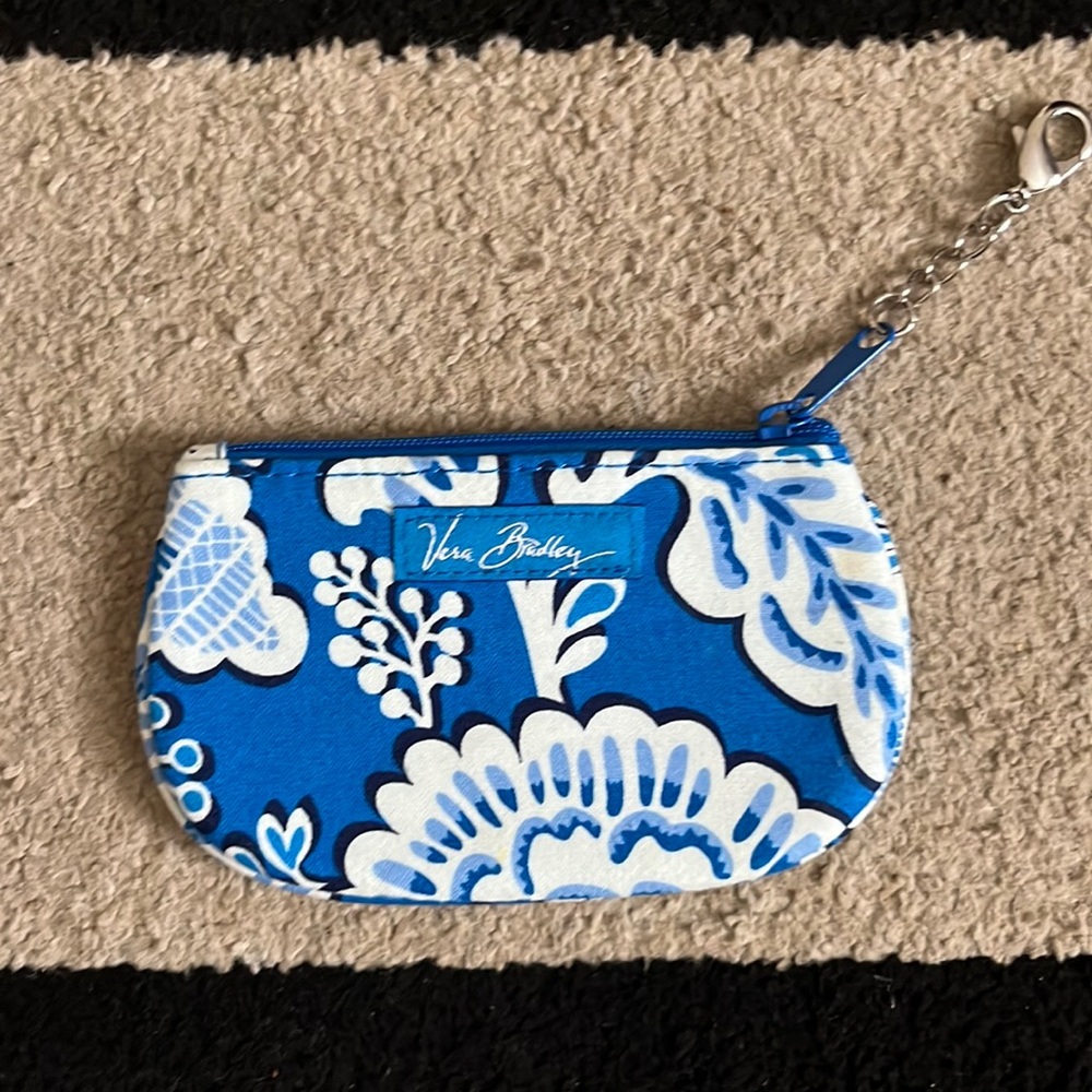 Vera Bradley Zip Clip ID & Coin Case